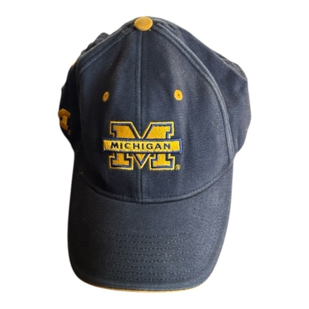 Michigan Wolverines Baseball Hat Official Licensed Collegiate Navy & Gold Cap